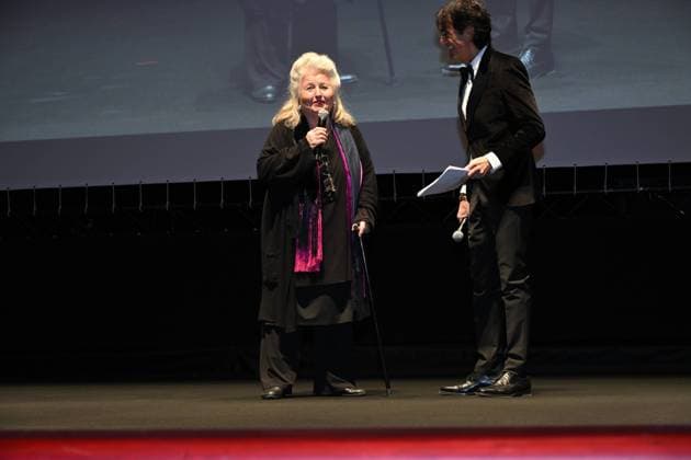 Torino Film Festival 2025, Opening Night - Awards Ceremony. Pictured: Hanna Schygulla  Copyright: xMaurizioxD Avanzox xipa-agency.netx xDxAvanzo xMangiarottix IPA_Agency_IPA68227179