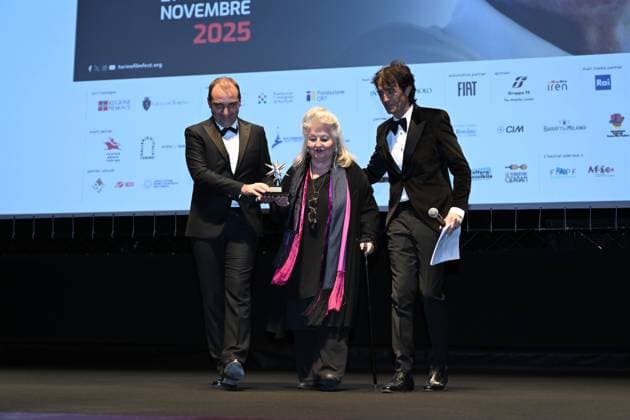 Torino Film Festival 2025, Opening Night - Awards Ceremony. Pictured: Hanna Schygulla  Copyright: xMaurizioxD Avanzox xipa-agency.netx xDxAvanzo xMangiarottix IPA_Agency_IPA68227199