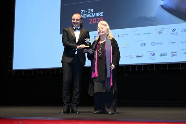 Torino Film Festival 2025, Opening Night - Awards Ceremony. Pictured: Hanna Schygulla  Copyright: xMaurizioxD Avanzox xipa-agency.netx xDxAvanzo xMangiarottix IPA_Agency_IPA68227201