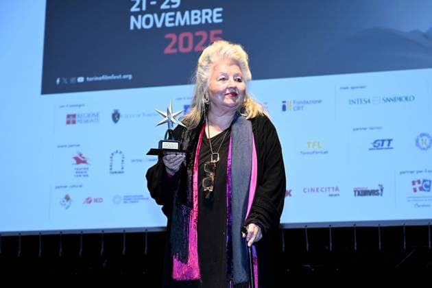 Torino Film Festival 2025, Opening Night - Awards Ceremony. Pictured: Hanna Schygulla  Copyright: xMaurizioxD Avanzox xipa-agency.netx xDxAvanzo xMangiarottix IPA_Agency_IPA68227203