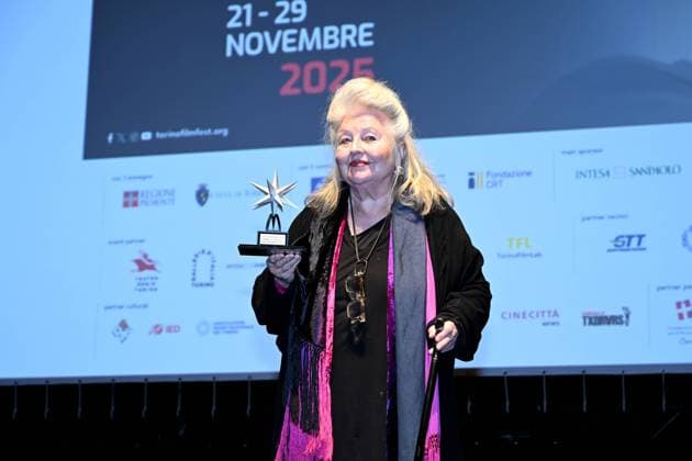 Torino Film Festival 2025, Opening Night - Awards Ceremony. Pictured: Hanna Schygulla  Copyright: xMaurizioxD Avanzox xipa-agency.netx xDxAvanzo xMangiarottix IPA_Agency_IPA68227204