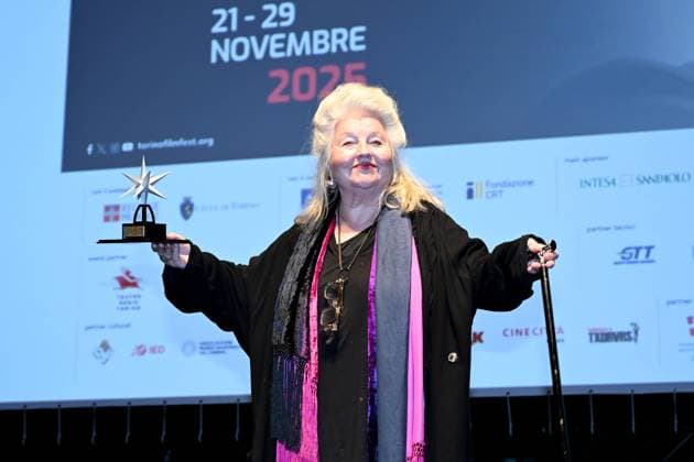 Torino Film Festival 2025, Opening Night - Awards Ceremony. Pictured: Hanna Schygulla  Copyright: xMaurizioxD Avanzox xipa-agency.netx xDxAvanzo xMangiarottix IPA_Agency_IPA68227207