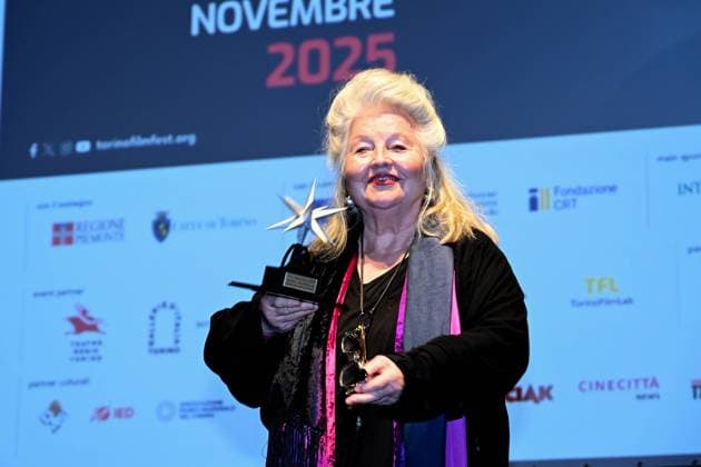 Torino Film Festival 2025, Opening Night - Awards Ceremony. Pictured: Hanna Schygulla  Copyright: xMaurizioxD Avanzox xipa-agency.netx xDxAvanzo xMangiarottix IPA_Agency_IPA68227208
