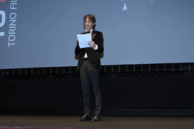 Turin Film Festival 2025, Opening Night - Awards Ceremony. Pictured: Giulio Base  Copyright: xMaurizioxD Avanzox xipa-agency.netx xDxAvanzo xMangiarottix IPA_Agency_IPA68227277