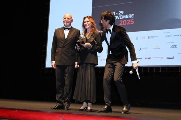 Torino Film Festival 2025, Opening Night - Awards Ceremony. Pictured: Jacqueline Bisset  Copyright: xMaurizioxD Avanzox xipa-agency.netx xDxAvanzo xMangiarottix IPA_Agency_IPA68227377