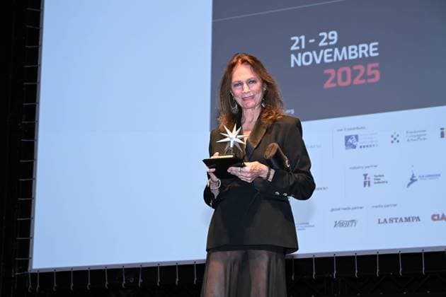 Torino Film Festival 2025, Opening Night - Awards Ceremony. Pictured: Jacqueline Bisset  Copyright: xMaurizioxD Avanzox xipa-agency.netx xDxAvanzo xMangiarottix IPA_Agency_IPA68227414
