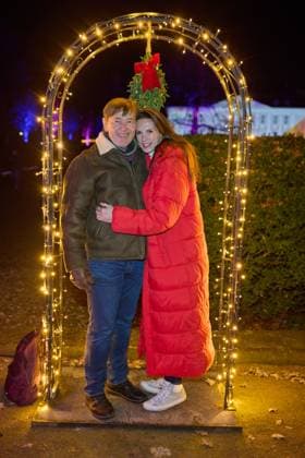 Katrin Wrobel with husband Klaus Fricke Opening of Christmas at Tierpark Friedrichsfelde 2025 on 21 11 2025 in Berlin Christmas at Tierpark Friedrichsfelde