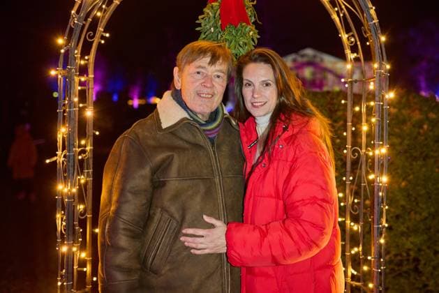 Katrin Wrobel with husband Klaus Fricke Opening of Christmas at Tierpark Friedrichsfelde 2025 on 21 11 2025 in Berlin Christmas at Tierpark Friedrichsfelde