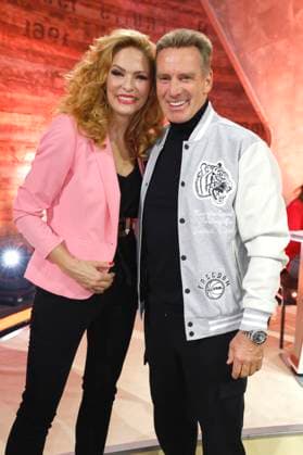 Sonya Kraus and Jürgen Milski at the 30 RTL Spendenmarathon 2025 in Studio 8 at EMG Studios Hürth, 21 11 2025 Foto:xR.xStoffelsx xFuturexImagex spendenmarathon_5869
