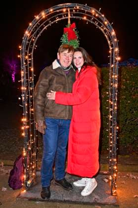 Katrin Wrobel with husband Klaus Fricke at the opening of Christmas at Tierpark 2025 at Friedrichsfelde Palace in Tierpark Berlin Berlin, 21 11 2025 Foto:xN.xKubelkax xFuturexImagex tierpark_5139