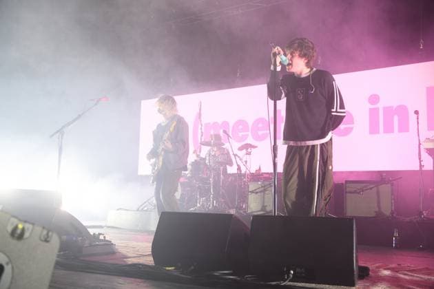 Royel Otis Perform at Brixton Academy, London (L-R) Royel Maddell and Otis Pavlovic of Australian indie pop duo Royal Otis performs on the first of three nights at Brixton Academy, London, England, UK on Friday 21 November 2025 as part of their Meet Me In The Car Tour., Credit:Justin Ng Avalon UK, England, London, Brixton Academy  Copyright: xJustinxNgx xAvalonx 1053812563
