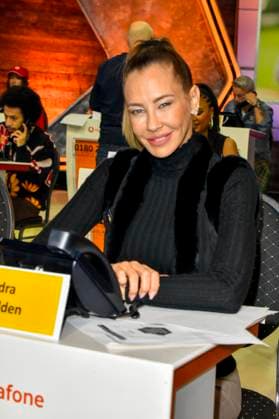 ABB Alessandra Alex Meyer Wölden Woelden presenter as a guest on the donation phone in the RTL studio at the charity for the 30th anniversary of the RTL Spendenmarathon wir helfen Kindern bei RTL Deutschland on 21 11 2025 2 Donation day in Cologne Deutz NRW Germany