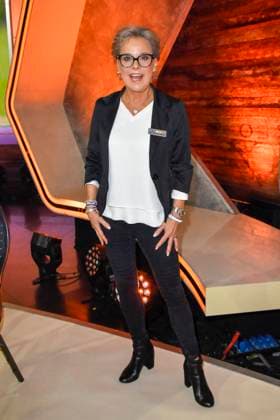 ABB Tanja Schumann Schjauspielöerin as a guest on the donation phone in the RTL studio at the charity for the 30th anniversary of the RTL Spendenmarathon wir helfen Kindern bei RTL Deutschland on 21 11 2025 2 donation day in Cologne Deutz NRW Germany