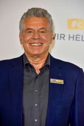 ABB Jürgen Juergen Hingsen ex 10 Kaempfer as a guest on the red carpet in the RTL studio at the charity for the 30th anniversary of the RTL Spendenmarathon wir helfen Kindern bei RTL Deutschland on 21 11 2025 2 donation day in Cologne Deutz NRW Germany
