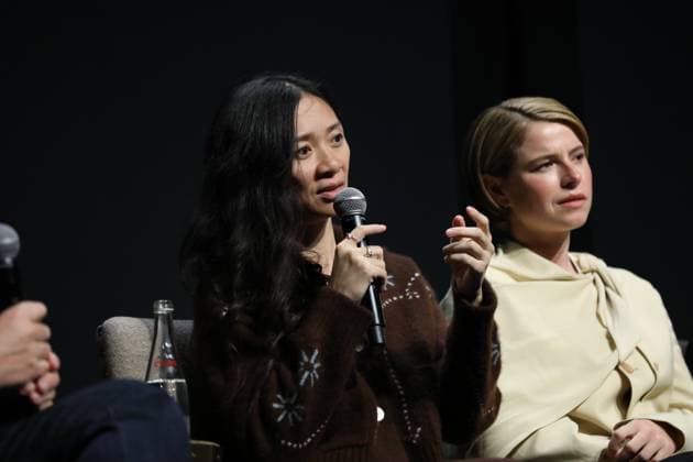 New York special screening of Focus Features Hamnet in select theaters Nov. 26th and Nationwide Dec 5th at The Whitby Hotel screening room Featuring: Chloe Zhao (Director, Writer) and Jessie Buckly Where: New York, New York, United States When: 21 Nov 2025 Credit: Marion Curtis StarPix for Focus Features INSTARimages EDITORIAL USE ONLY. NOT FOR USE BY NEWSPAPERS BASED IN THE UK. Copyright: xx instar55286408