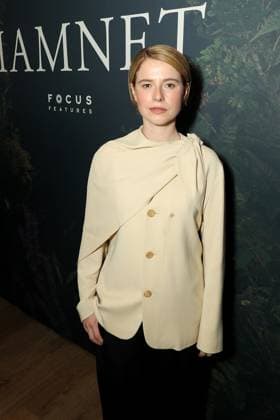 New York special screening of Focus Features Hamnet in select theaters Nov. 26th and Nationwide Dec 5th at The Whitby Hotel screening room Featuring: Jessie Buckly Where: New York, New York, United States When: 21 Nov 2025 Credit: Marion Curtis StarPix for Focus Features INSTARimages EDITORIAL USE ONLY. NOT FOR USE BY NEWSPAPERS BASED IN THE UK. Copyright: xx instar55286398