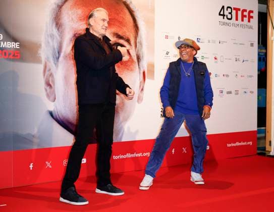 43 Turin Film Festival - Photocall TURIN, ITALY - NOVEMBER 22: Dolph Lundgren, Spike Lee pose at the photocall of Stella della Mole Award during the 43rd Torino Film Festival 2025 at Teatro Regio on November 22, 2025 in Turin, Italy. Photo Marco Piovanotto Abacapress.com  Copyright: xPiovanottoxMarco ABACAx
