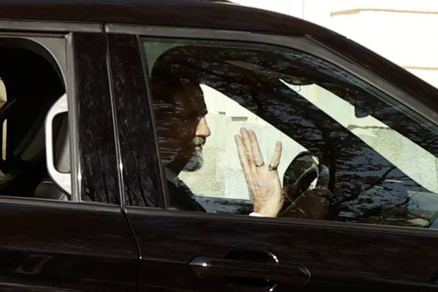 King Juan Carlos arrives at El Pardo Palace to meet with his family Paul of Greece on his arrival at El Pardo Palace, November 22, 2025, in Madrid Spain FAMOUSES EL PARDO ROYALTY MONARCHY Antonio Gutié Madrid Madrid Madrid Spain  Copyright: xAntonioxGutiÃ rrezx 7118726