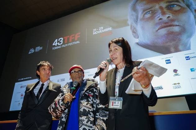 November 22, 2025, Turin, To, Italy: November 22, 2025, Turin. 43rd edition of the Turin Film Festival. Director Spike Lee meets the audience before the screening of Highest 2 Lowest. Turin Italy  - ZUMAa289 20251122_zia_a289_005 Copyright: xSelenexDaniele Agfx