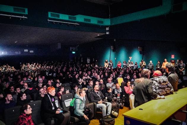 November 22, 2025, Torino: Spike Lee (D) insieme al direttore del Festival Giulio Base presenta il suo film Highest 2 Lowest presso il cinema Massimo nell ambito del Torino film festival Tff. Torino 22 novembre 2025 ANSA TINO ROMANO. Torino  - ZUMAa110 20251122_zaf_a110_052 Copyright: xTinoxRomanox