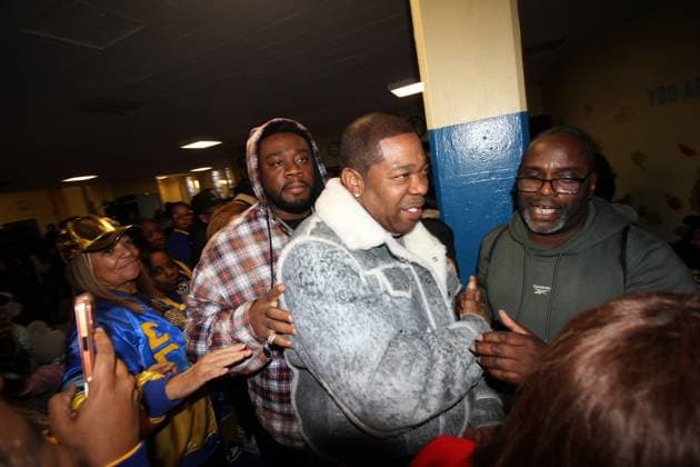 November 22, 2025, Brooklyn, New York, USA: Brooklyn , New York November 22,2025.N.Y.C. Assemblywoman Monique Chandler-Waterman Kicks-Off Holidays with Turkey Giveaway With Rapper and record producer Busta Rhymes Because Ã¢â‚¬ËœThe Blessings DonÃ¢â‚¬â ¢t StopÃ¢ Brooklyn USA - ZUMAct2_ 20251122_faf_ct2_011 Copyright: xBrucexCotlerx