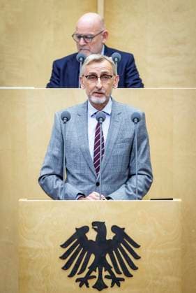 Armin Schuster, Saxon State Minister of the Interior, admitted to the Bundesrat Berlin Berlin Germany Copyright: xThomasxKoehlerx