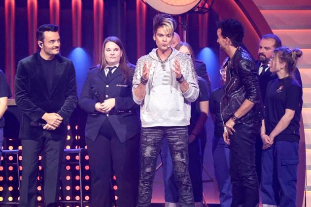 Giovanni Zarrella and the Ehrlich Brothers on the ZDF music show The Giovanni Zarrella Show live from the Offenburg Exhibition Center Offenburg, 22 11 2025 Foto:xR.xSchmiegeltx xFuturexImagex zarrella_5210