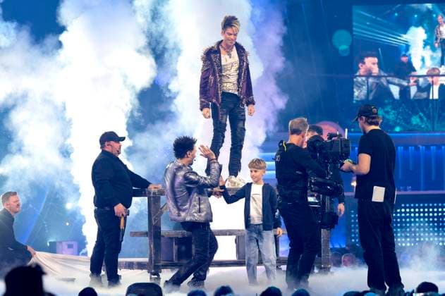 Ehrlich Brothers in the ZDF music show The Giovanni Zarrella Show live from the Offenburg Exhibition Center Offenburg, 22 11 2025 Foto:xR.xSchmiegeltx xFuturexImagex zarrella_5219