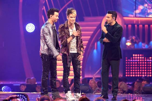 Giovanni Zarrella and the Ehrlich Brothers on the ZDF music show The Giovanni Zarrella Show live from the Offenburg Exhibition Center Offenburg, 22 11 2025 Foto:xR.xSchmiegeltx xFuturexImagex zarrella_5226
