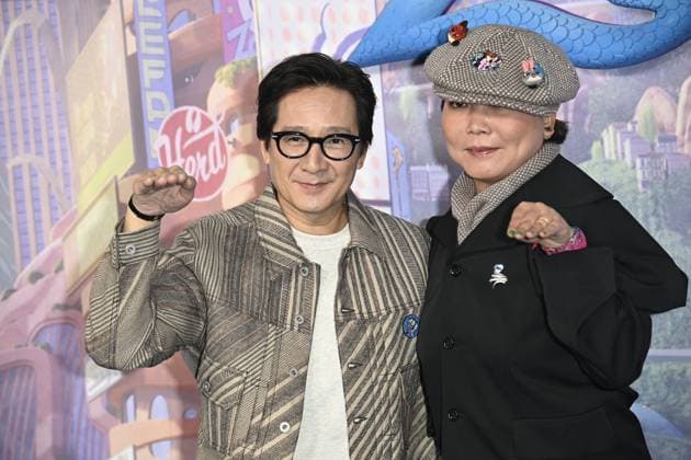 Zootropolis 2 UK premiere, Picturehouse Central, London, UK, 23 November 2025 Ke Huy-Quan and Echo Quan at the Zootropolis 2 UK premiere, Picturehouse Central, London, UK, 23 November 2025., Credit:Justin Ng Avalon United Kingdom, London Copyright: xJustinxNgx xAvalonx 1054134675
