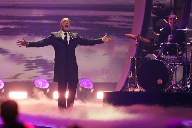 The Giovanni Zarrella Show Wir sagen Dankeschön The count singer of the German music group Unheilig The Giovanni Zarrella Show ZDF Live broadcast from 22 11 2025 in the Baden Arena Offenburg under the motto Wir sagen Dankeschön Offenburg, Baden Württemberg, Germany