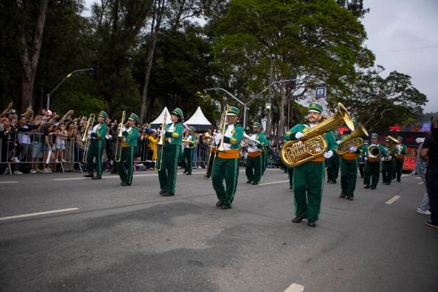 SaO PAULO, SP - 23.11.2025: PARADA ESTRANHA Ã REALIZADA EM SaO PAULO - The Strange Parade took place this Sunday (23), an event celebrating the launch of the fifth season of the Stranger Things series. The event occupied part of Avenida Pedro Ãlvares Cabral and attracted thousands of fans with performances, scenic elements from the Upside Down and activations. The event was attended by actor Jamie Campbell Bower, who plays Vecna, and presenter Maria das Gracas Meneghel, Xuxa, who was received with great euphoria by the audience. x2847226x  EmersonxSantos