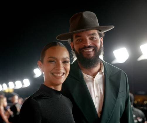 Celebs Attend Inaugural Franca Fund Gala - Doha Former basketball player Joakim Noah and Brazilian model Lais Ribeiro arrive on the red carpet of the inaugural Franca Fund Gala held on November 23, 2025 at the Museum of Islamic Art in Doha, Qatar. Photo by Balkis Press ABACAPRESS.COM Doha United Arab Emirates  Copyright: xBalkisxPress ABACAx