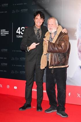 43 Turin Film Festival 2025, Day 3 - Photocall Terry Gilliam Star of the Mole In the photo: Terry Gilliam, Giulio Base  Copyright: xManuelexMangiarottix xipa-agency.netx xMangiarottix xD avanzox IPA_Agency_IPA68330293