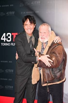 43 Turin Film Festival 2025, Day 3 - Photocall Terry Gilliam Star of the Mole In the photo: Terry Gilliam, Giulio Base  Copyright: xManuelexMangiarottix xipa-agency.netx xMangiarottix xD avanzox IPA_Agency_IPA68330300