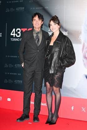 43rd Turin Film Festival 2025, Day 3 - Photocall Find your friends In the photo: Izabel Pakzad, Giulio Base  Copyright: xManuelexMangiarottix xipa-agency.netx xMangiarottix xD avanzox IPA_Agency_IPA68330490