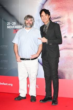 43rd Turin Film Festival 2025, Day 3 - Photocall The Birthday Party Pictured: Miguel Angel Jimenez, Giulio Base  Copyright: xManuelexMangiarottix xipa-agency.netx xMangiarottix xD avanzox IPA_Agency_IPA68330560