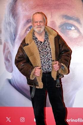 43rd Turin Film Festival 2025, Day 3 - Terry Gilliam Photocall. Pictured: Terry Gilliam  Copyright: xMaurizioxD Avanzox xipa-agency.netx xDxAvanzo xMangiarottix IPA_Agency_IPA68331182