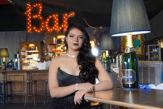 Satin Sarrasani 20, Andre Sarrasanis daughter, will sing a few songs on stage in the new dinner show Atlantis On Fire in Dresden