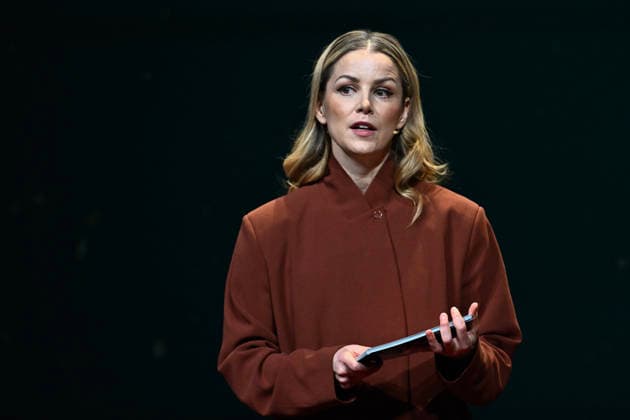 STOCKHOLM, SWEDEN 20251124 Screenwriter and actress Marie Agerhäll, hostess for the evening, as the August Prize is awarded during a gala at Dramaten STOCKHOLM SWEDEN x10430x  Copyright: xChristinexOlsson TTx AUGUSTPRISET 2025 43kRwBbvpTw