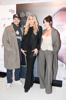 43rd Turin Film Festival 2025, Day 3 - Red carpet for the film Find your friends. Pictured: Izabel Pakzad, James Franco, Tiziana Rocca  Copyright: xManuelexMangiarottix xipa-agency.netx xD xAvanzo Mangiarottix IPA_Agency_IPA68343219