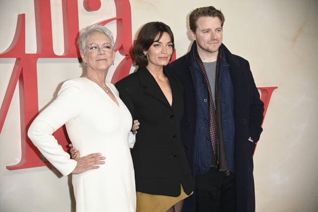 Ella McCay UK special screening, Picturehouse Central, London, UK, 24 November 2025 Jamie Lee Curtis, Emma Mackey and Jack Lowden at the UK special screening of Ella McCay, Picturehouse Central, London, UK, 24 November 2025., Credit:Justin Ng Avalon United Kingdom, London  Copyright: xJustinxNgx xAvalonx 1054419982