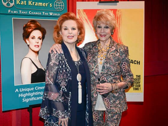 November 23, 2025, Beverly Hills, California, USA: Actress, producer and activist KAT KRAMER and American actress, producer and activist KAREN SHARPE KRAMER attend the director Stanley Kramer Double Feature: Judgment At Nuremberg and On The Beach presented By Kat Kramer s Films That Change The World. Beverly Hills USA - ZUMAb173 20251123_aap_b173_025 Copyright: xBillyxBennightx