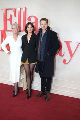 Ella McCay UK special screening, Picturehouse Central, London, UK, 24 November 2025 Jamie Lee Curtis, Emma Mackey and Jack Lowden at the UK special screening of Ella McCay, Picturehouse Central, London, UK, 24 November 2025., Credit:Julie Edwards Avalon United Kingdom, London  Copyright: xJuliexEdwardsx xAvalonx 1054421538