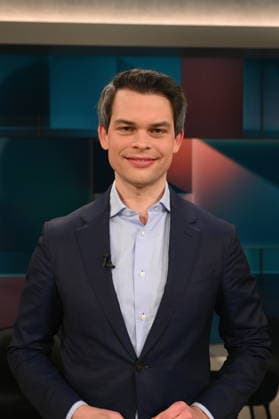 Politician Christoph Ploß, CDU, Member of the Bundestag and Federal Government Coordinator for the Maritime Industry, as a guest on the ARD talk show Hart aber Fair on the subject of discount battles and ordering mania What is the true price of bargains?