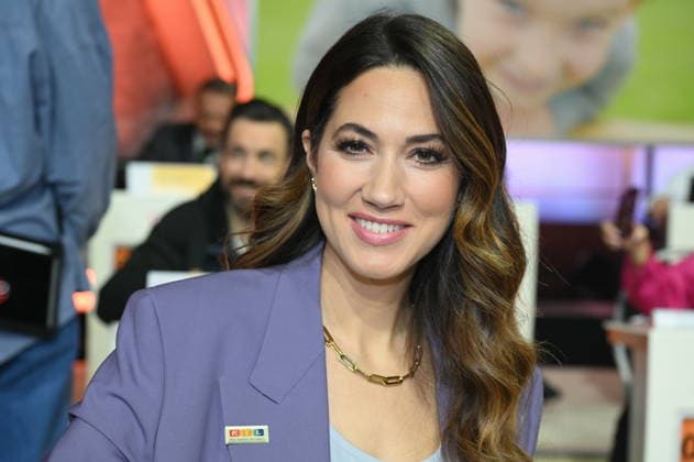 Presenter Sabrina Ilski takes part in the 30 RTL charity marathon wir helfen Kindern 2025