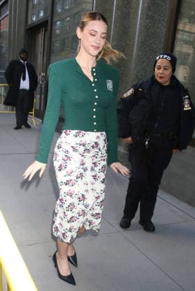 NEW YORK, NY- NOVEMBER 24: Lili Reinhart seen at Live with Kelly & Mark on November 24, 2025 in New York City. Copyright: xRWx