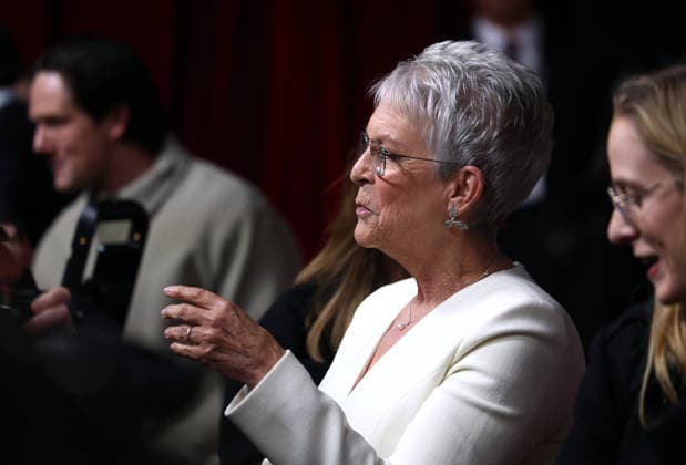 November 24, 2025, London, United Kingdom: Jamie Lee Curtis attends the Ella McCay UK Special Screening at Picture house Central. London United Kingdom - ZUMAs197 20251124_aaa_s197_180 Copyright: xFredxDuvalx