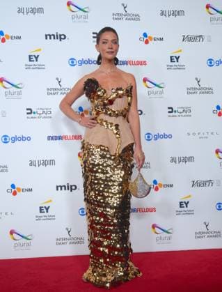 53rd International Emmy Awards NEW YORK, US - NOV 24: Carolina Miranda attends the 53rd International Emmy Awards Gala on Monday night, November 24, 2025, in New York City. Selcuk Acar Anadolu New York United States. Editorial use only. Please get in touch for any other usage.  Copyright: x2025xAnadoluxSelcukxAcarx