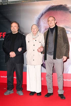 43 Turin Film Festival 2025, Day 4 - Photocall Vanessa Redgrave Star of the Mole In the photo: Vanessa Redgrave, Franco Nero, Carlo Gabriel Nero  Copyright: xManuelexMangiarottix xipa-agency.netx xDxAvanzo Mangiarottix IPA_Agency_IPA68361967